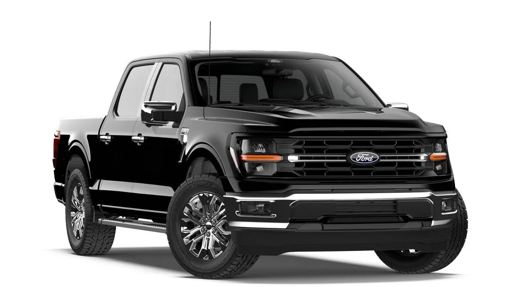 New 2026 Agate Black Metallic Ford XLT image 4