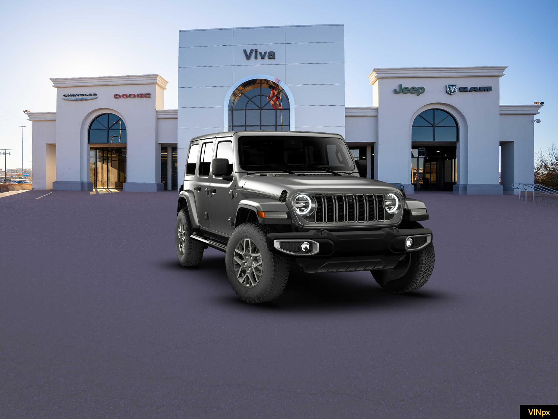 New 2026 Granite Crystal Metallic Clear-Coat Exterior Paint Jeep Sahara image 28