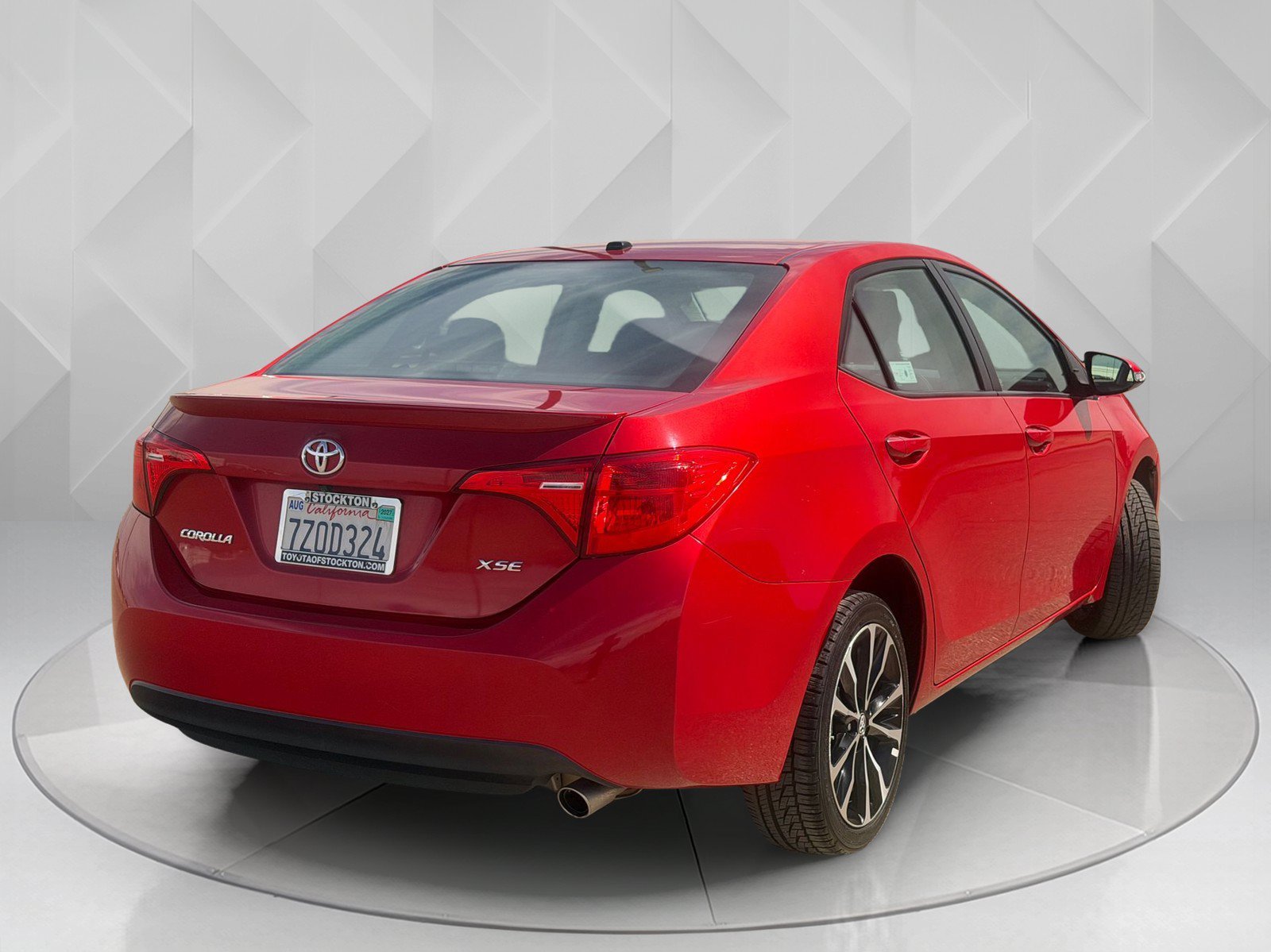 Certified Used 2017 Barcelona Red Metallic Toyota XSE image 8