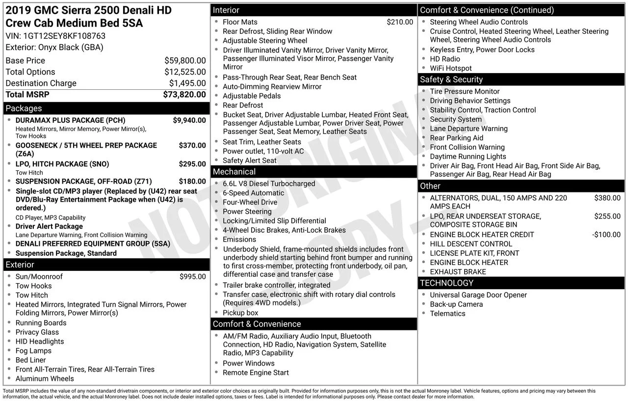 Used 2019 Black GMC Denali image 46