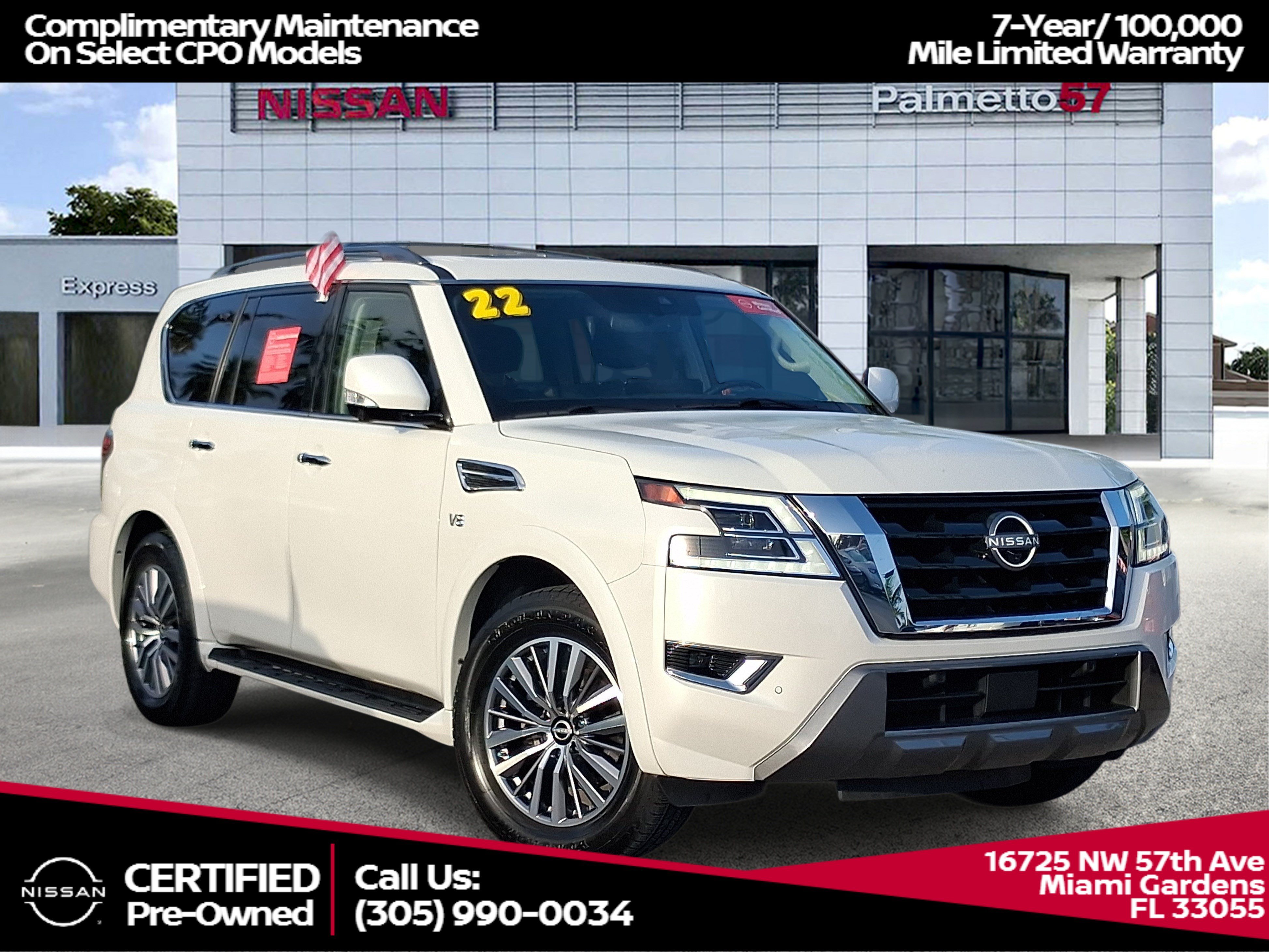 Certified Used 2022 White Nissan SL image 1