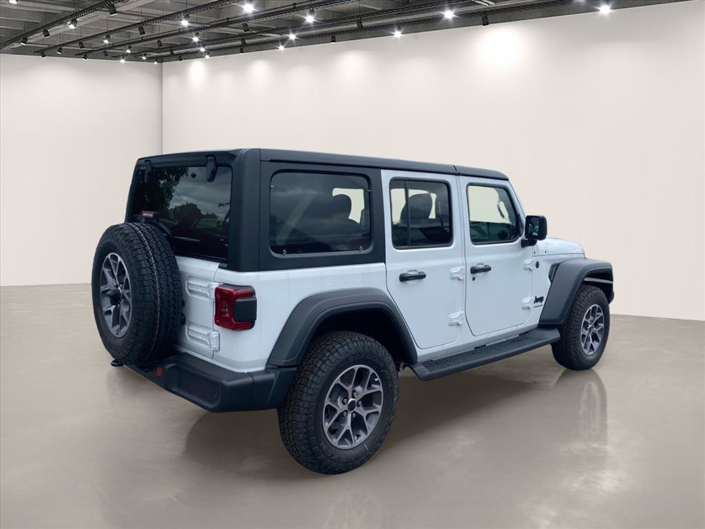 New 2026 Bright White Clear-Coat Exterior Paint Jeep Sport S image 4
