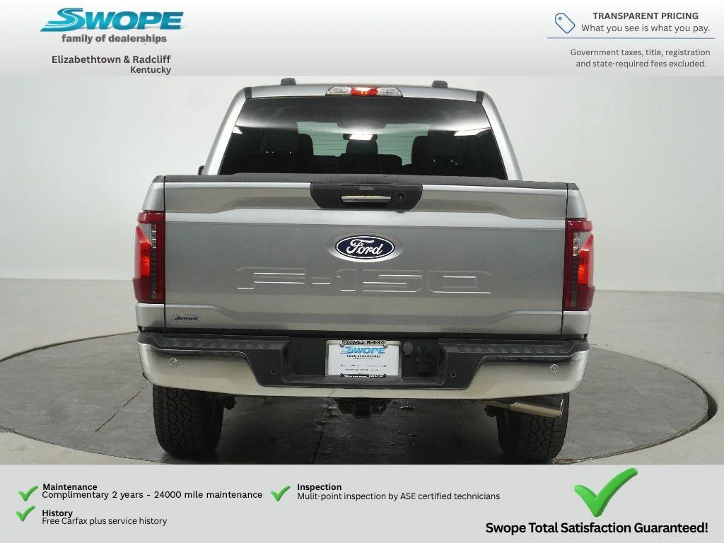 Used 2024 Iconic Silver Metallic Ford XLT image 5