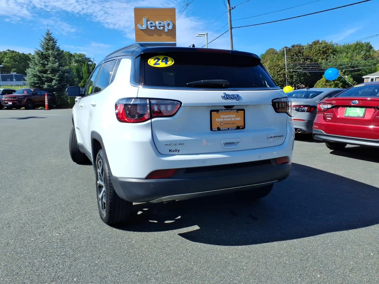 Certified Used 2024 Bright White Clearcoat Jeep Limited image 10