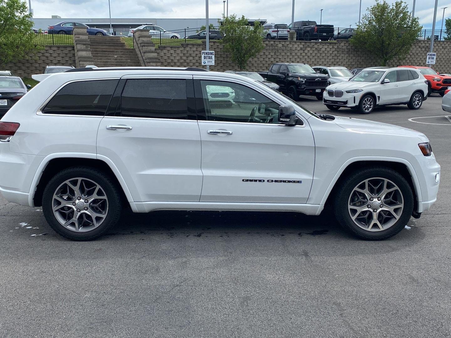 Used 2021 Bright White Clearcoat Jeep Overland image 2