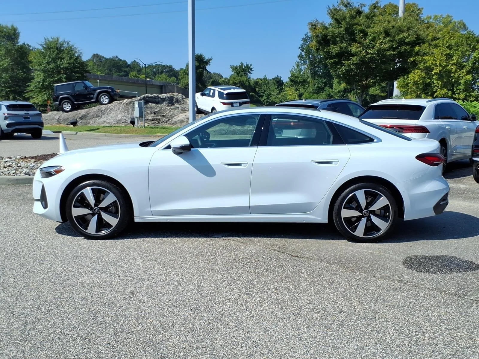 Certified Used 2025 Glacier White Metallic Audi Premium Plus image 3