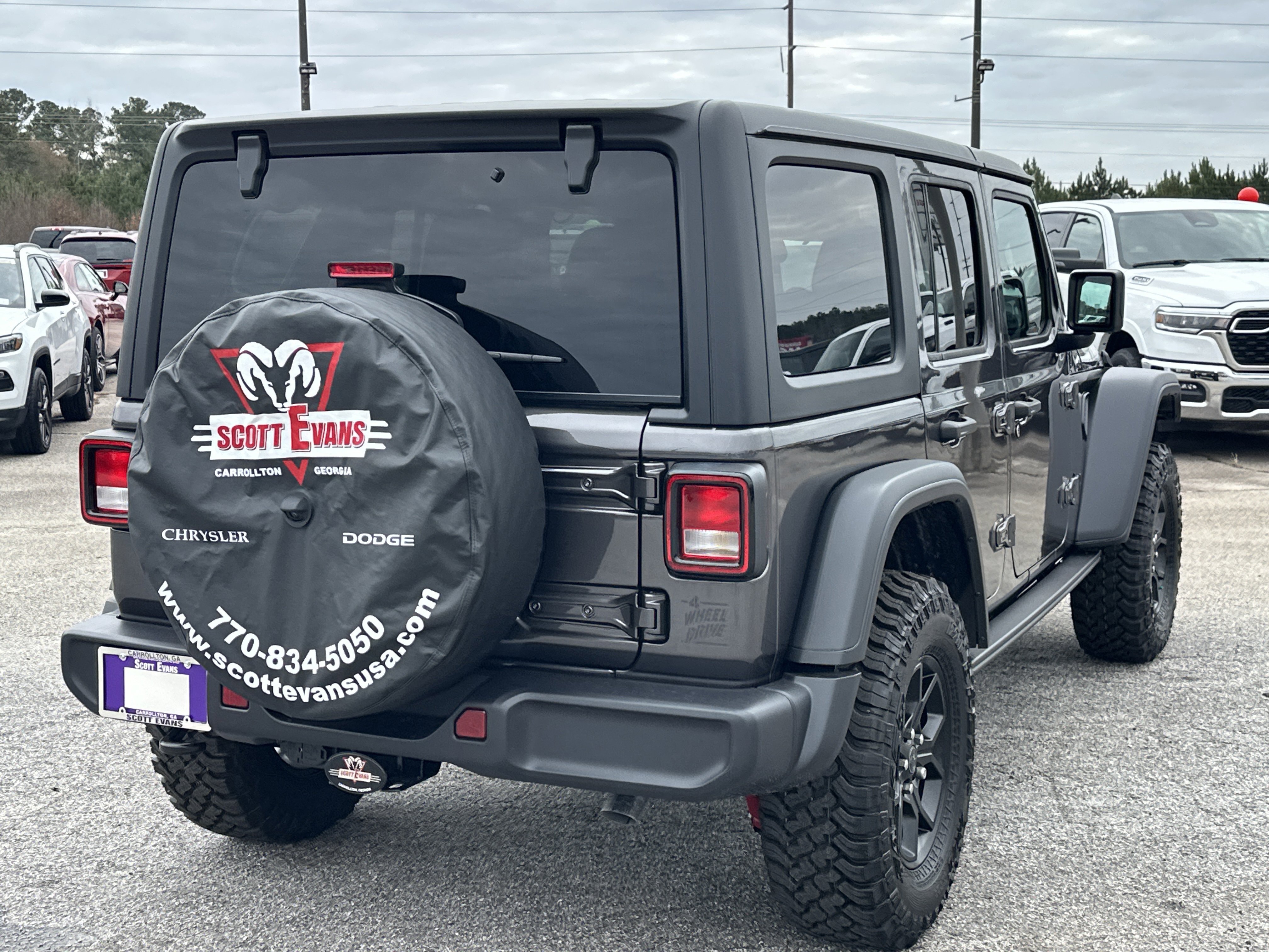 New 2026 Granite Crystal Metallic Clear-Coat Exterior Paint Jeep Willys image 8