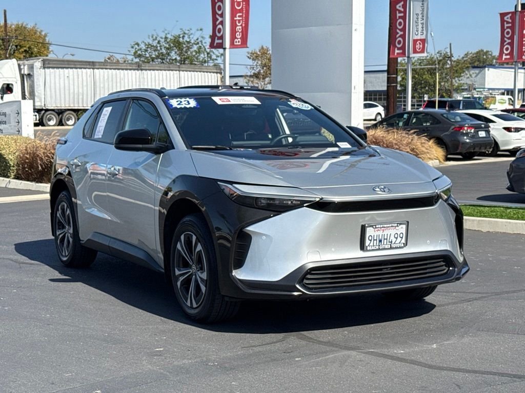Certified 2023 Toyota bZ4X XLE with VIN JTMAAAAA8PA018703 for sale in Westminster, CA