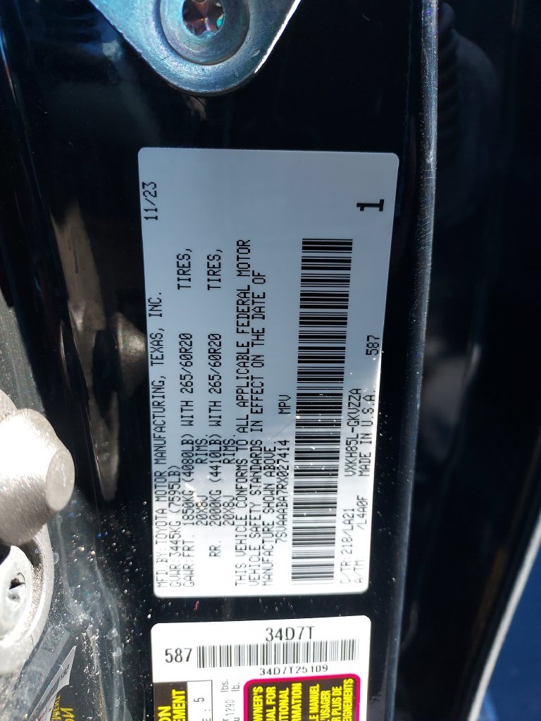 Used 2024 Black Toyota Platinum image 25