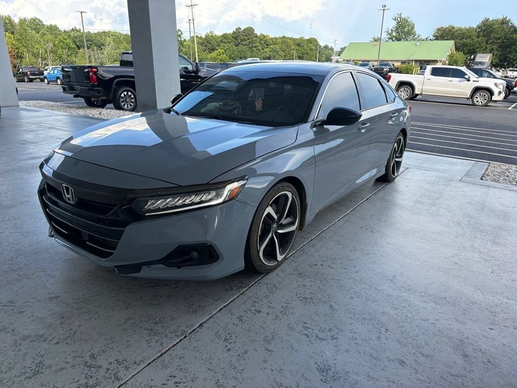 Used 2021 Gray Honda Sport image 1