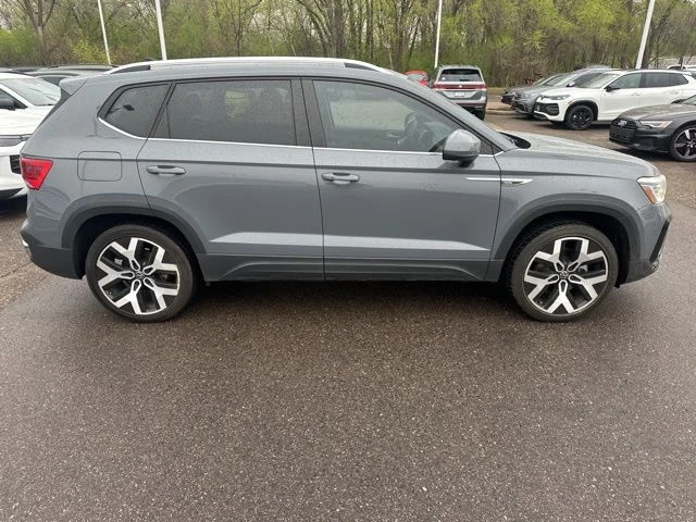Certified 2023 Volkswagen Taos SEL with VIN 3VV2X7B2XPM318244 for sale in Inver Grove Heights, Minnesota