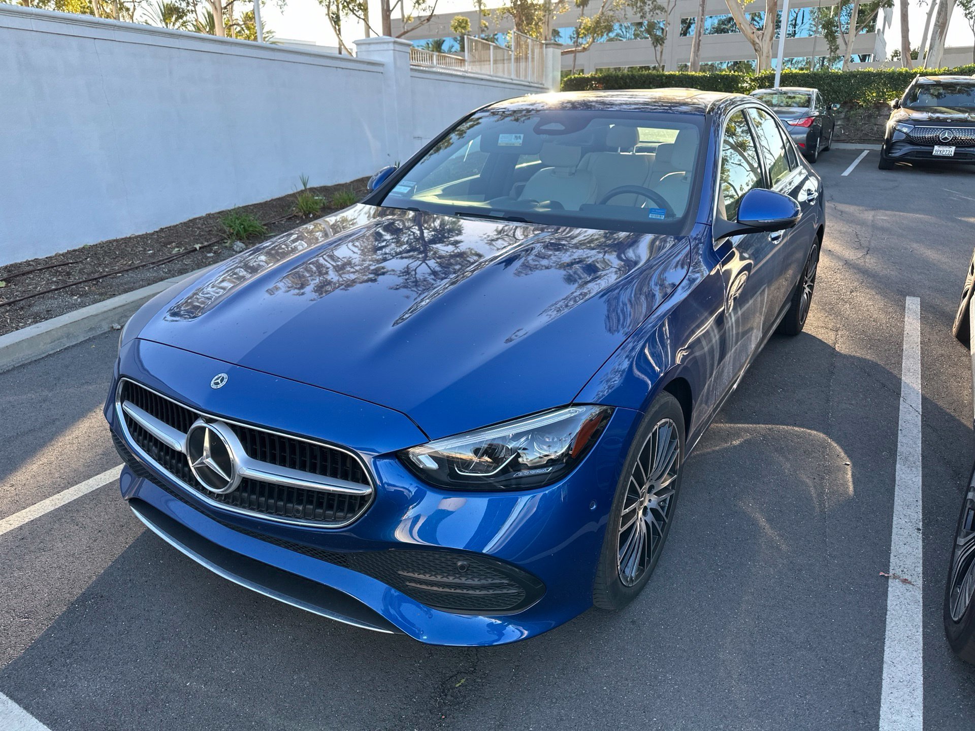 Certified Used 2023 Blue Mercedes-Benz C 300 image 1