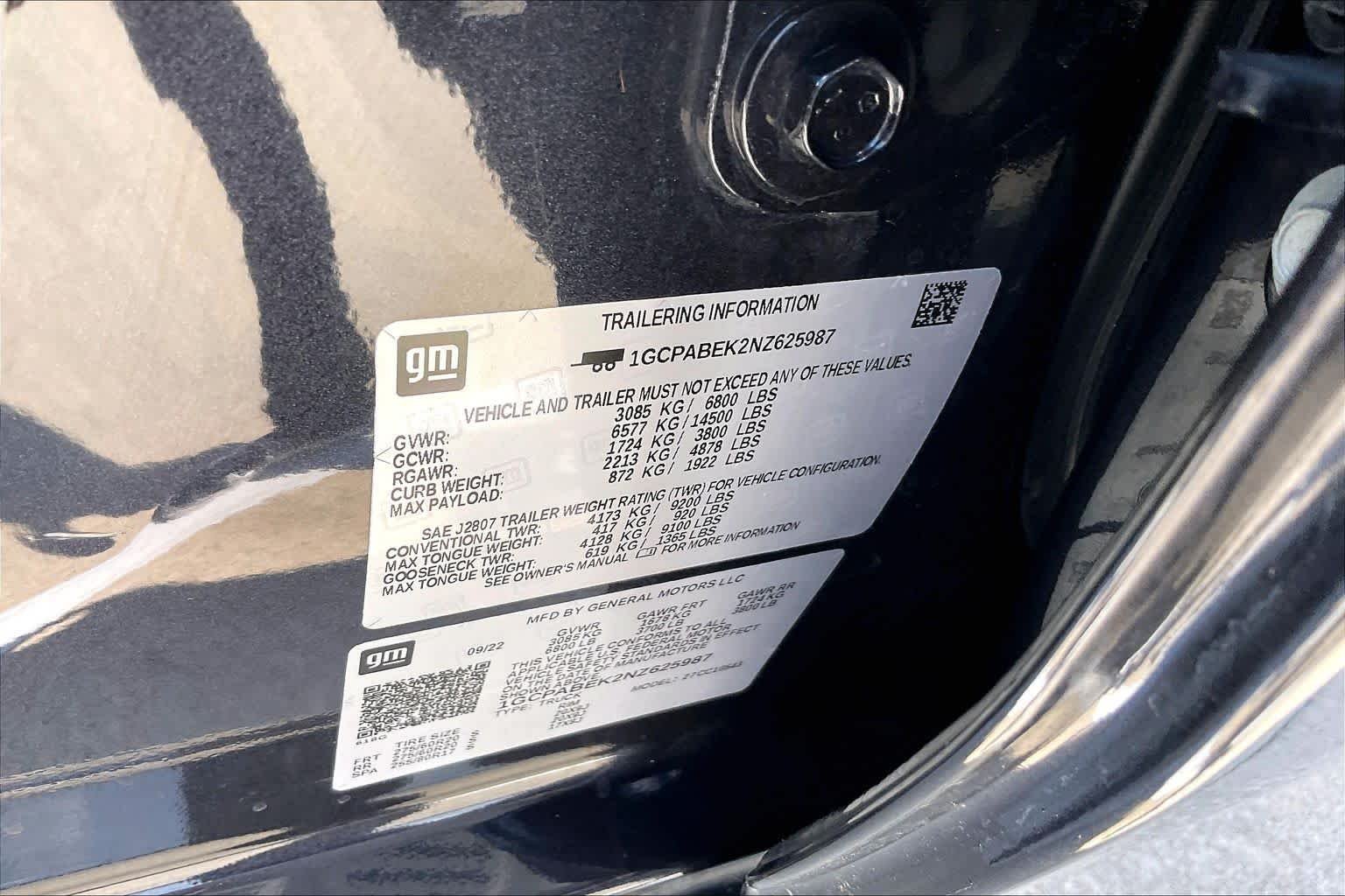 Used 2022 Dark Ash Metallic Chevrolet Custom image 36