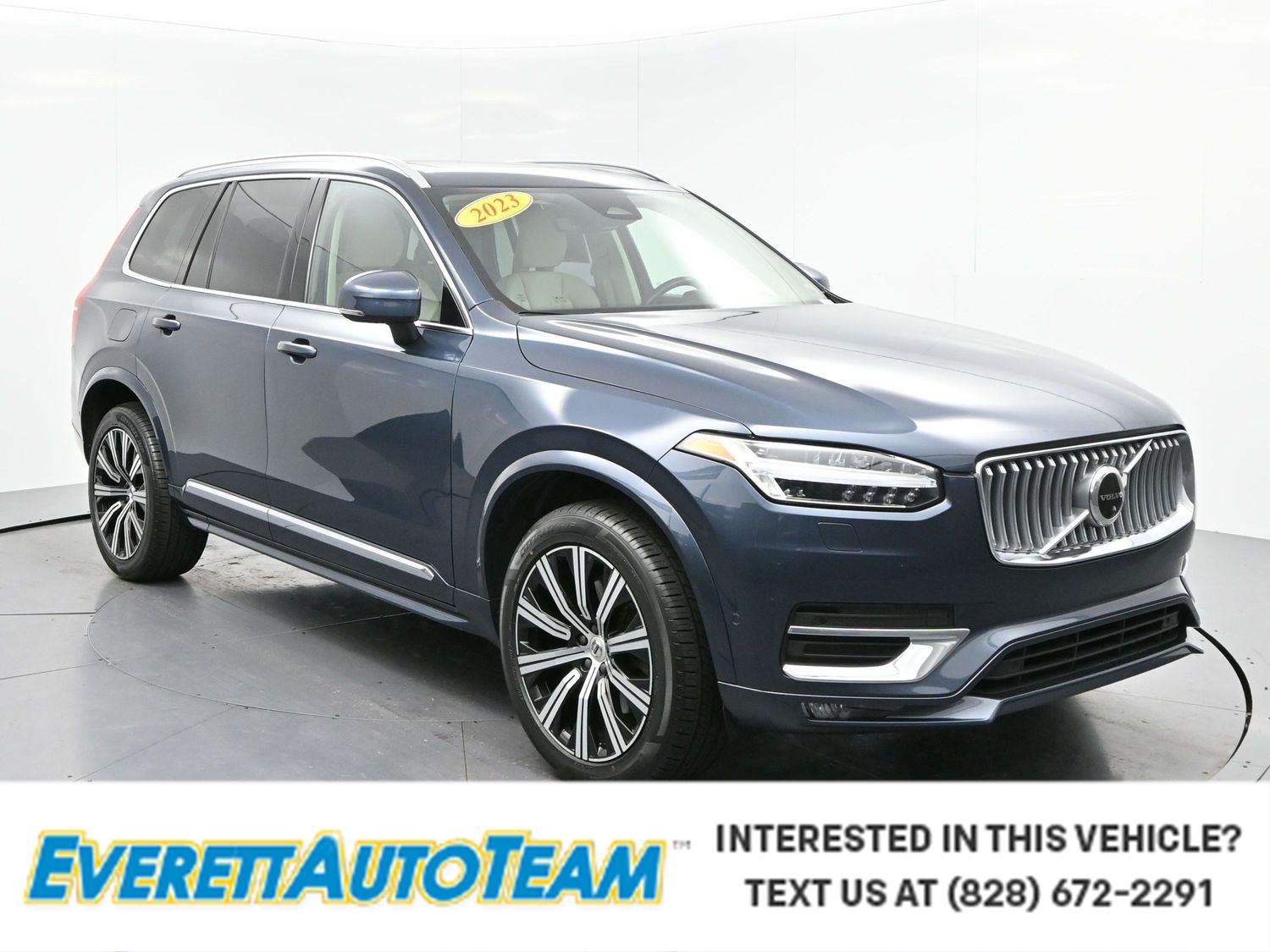 Blue 2023 Volvo XC90 SUV / Crossover All-Wheel Drive Automatic