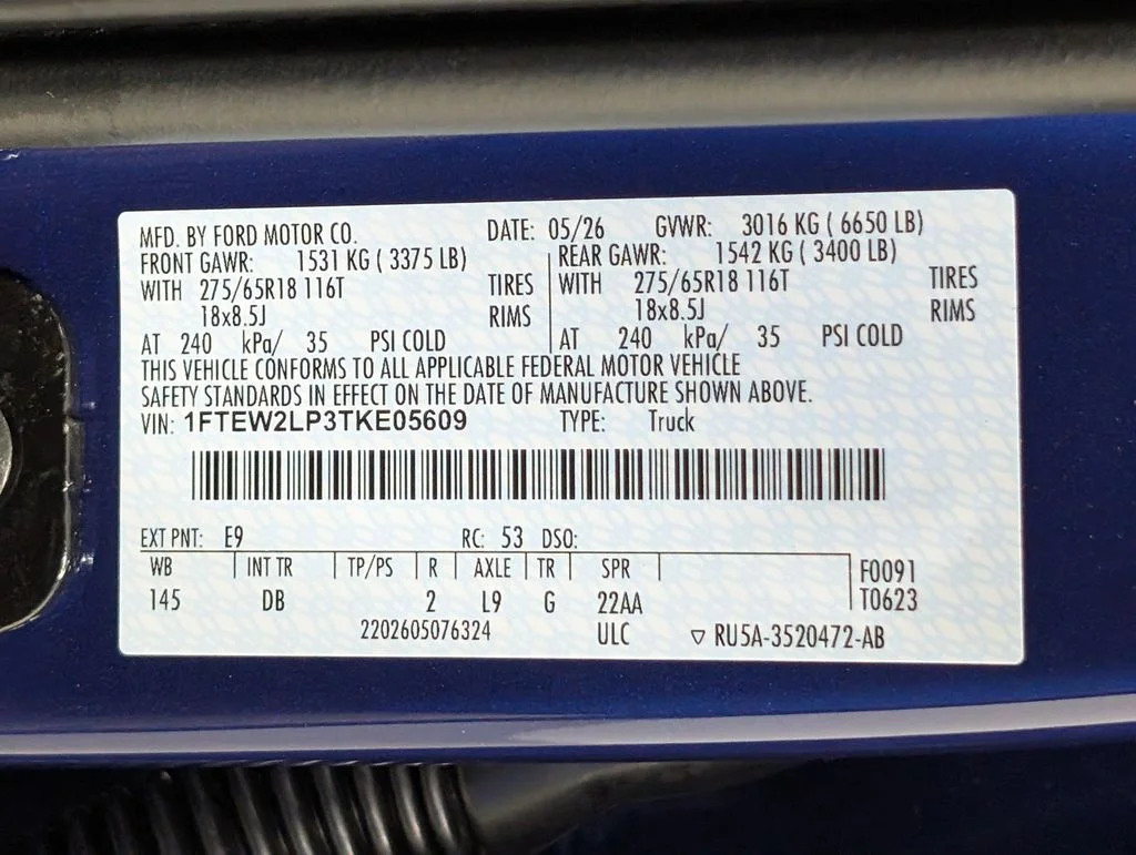 New 2026 Argon Blue Metallic Ford STX® image 24