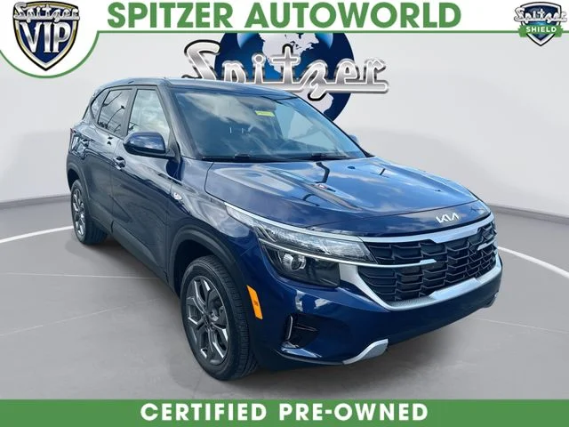 Certified Used 2025 Blue Kia LX image 1