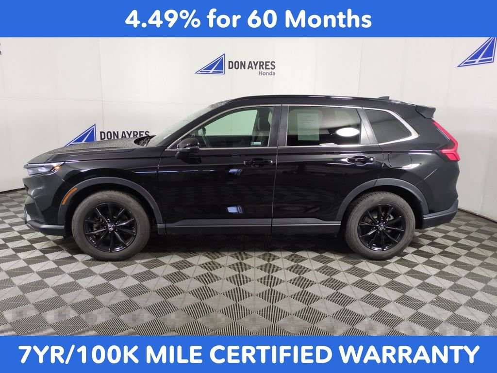 Certified Used 2024 Crystal Black Pearl Honda Sport-L image 2