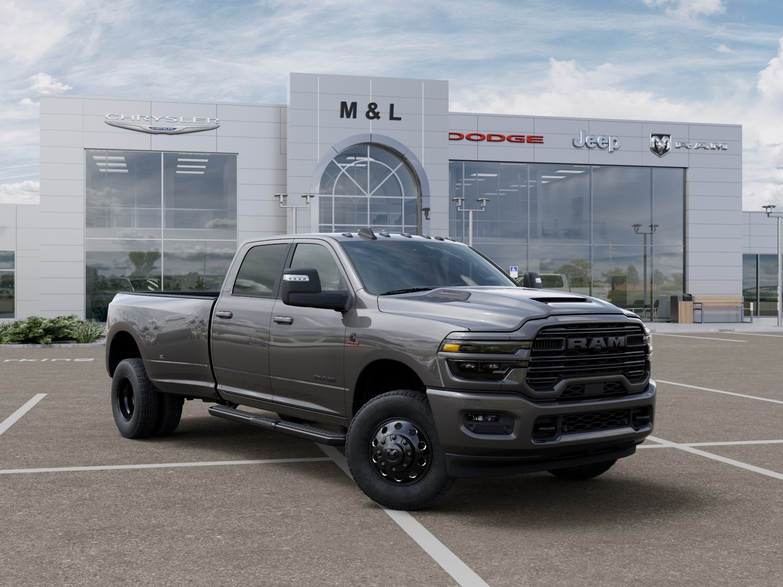 New 2026 Granite Crystal Metallic Clear-Coat Exterior Paint RAM Laramie image 27