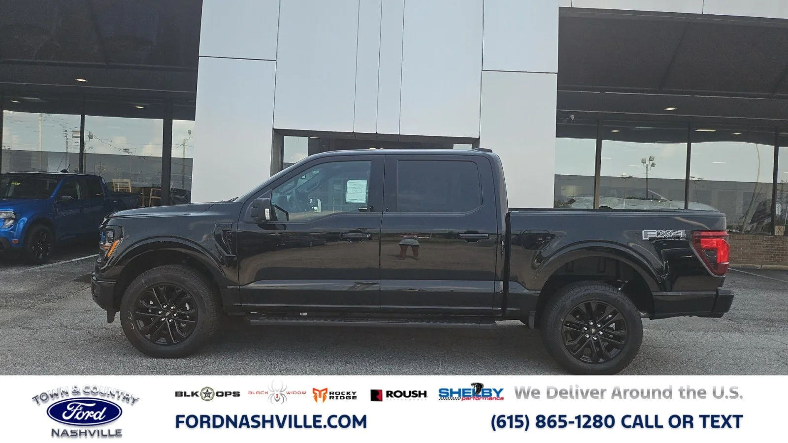 New 2026 Agate Black Metallic Ford XLT 4WD image 1