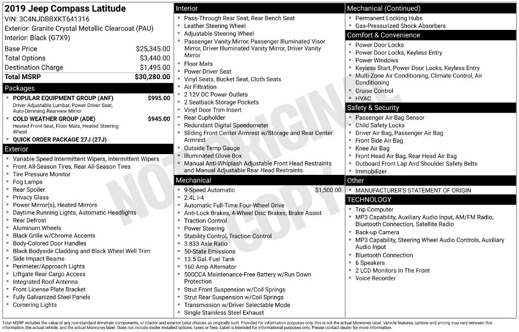 Used 2019 Gray Jeep Latitude image 7