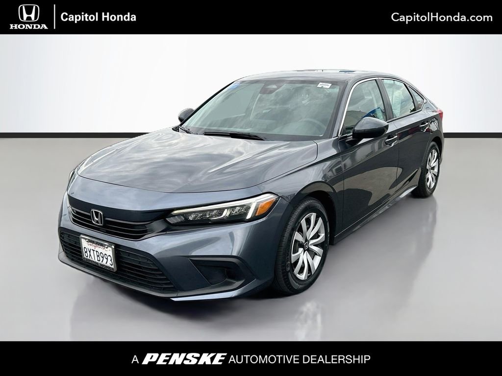 Certified Used 2022 Meteorite Gray Metallic Honda LX image 1
