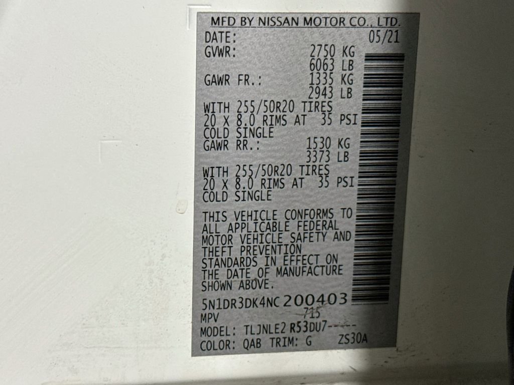 Used 2022 White Nissan Platinum image 33
