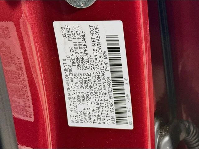 New 2026 Radiant Red Metallic Honda Sport Touring image 36