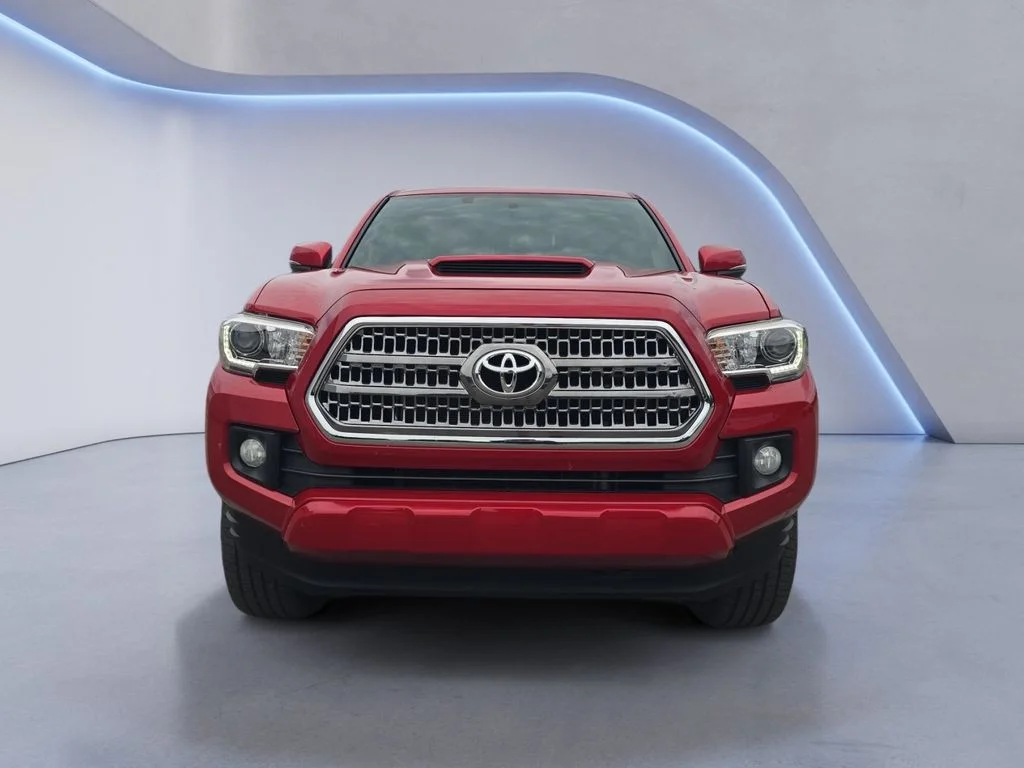 Used 2017 Barcelona Red Metallic Toyota TRD Sport image 10
