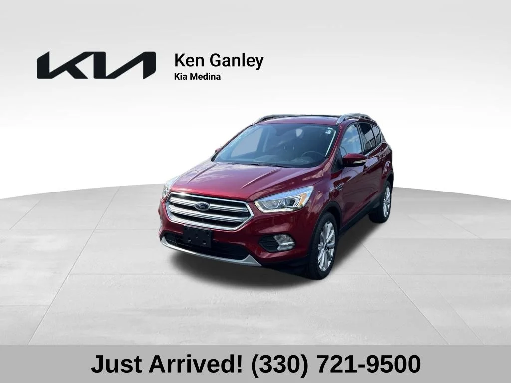 Used 2017 Red Ford Titanium image 1