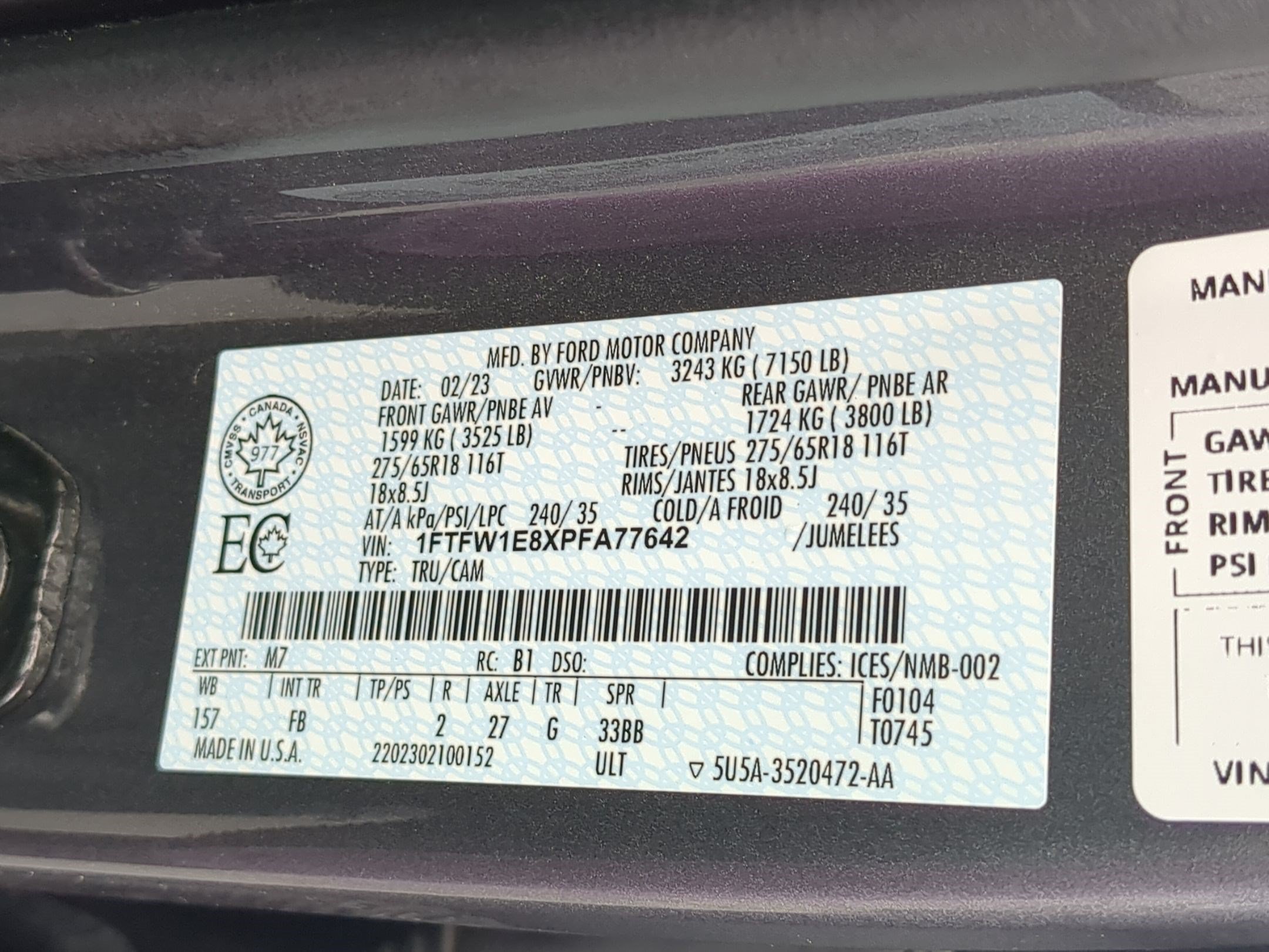 Used 2023 Blue Ford XLT image 32