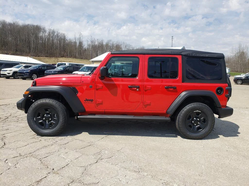 New 2026 Firecracker Red Clear-Coat Exterior Paint Jeep Sport image 7
