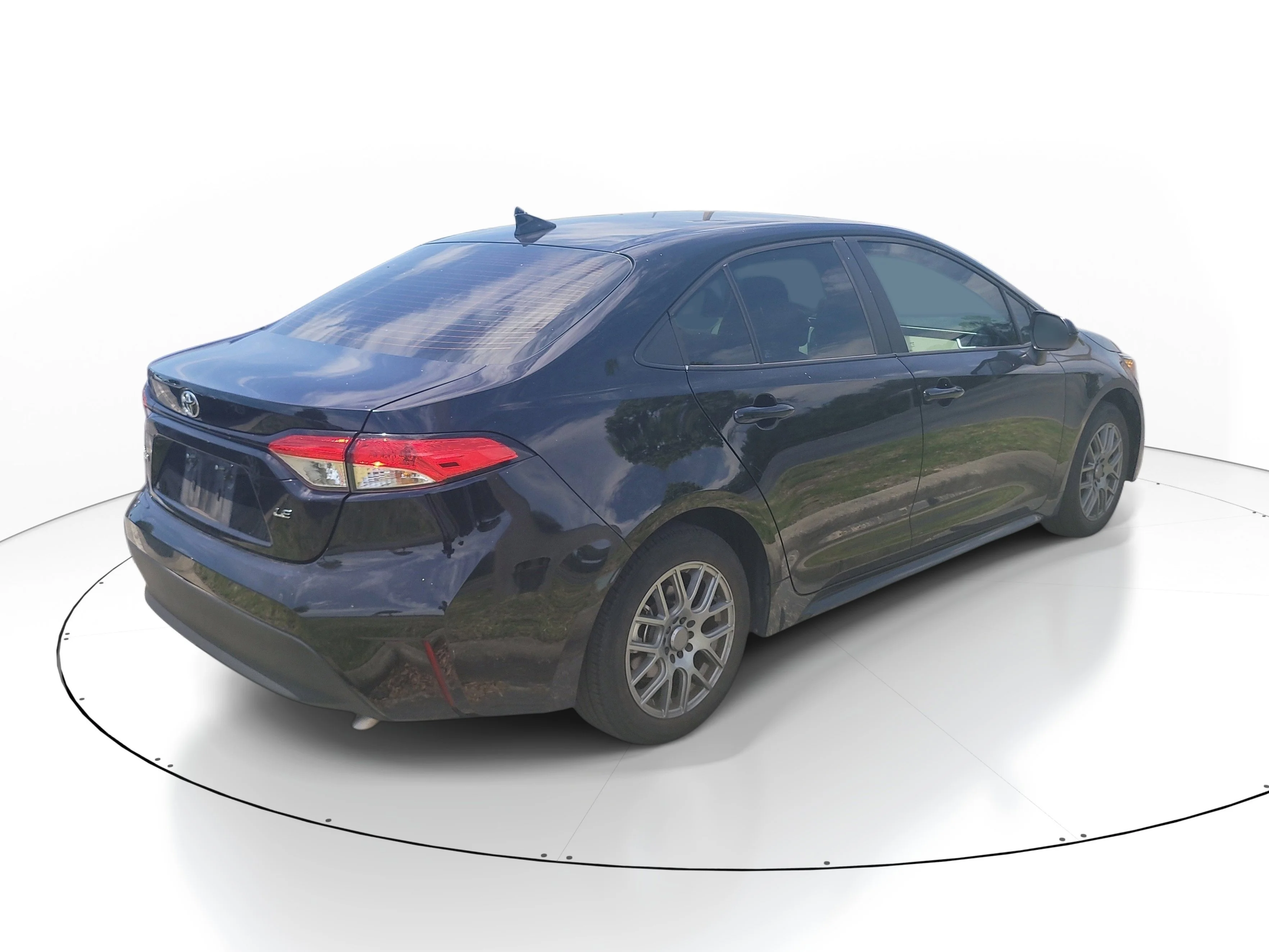Certified Used 2024 Midnight Black Metallic Toyota LE image 6