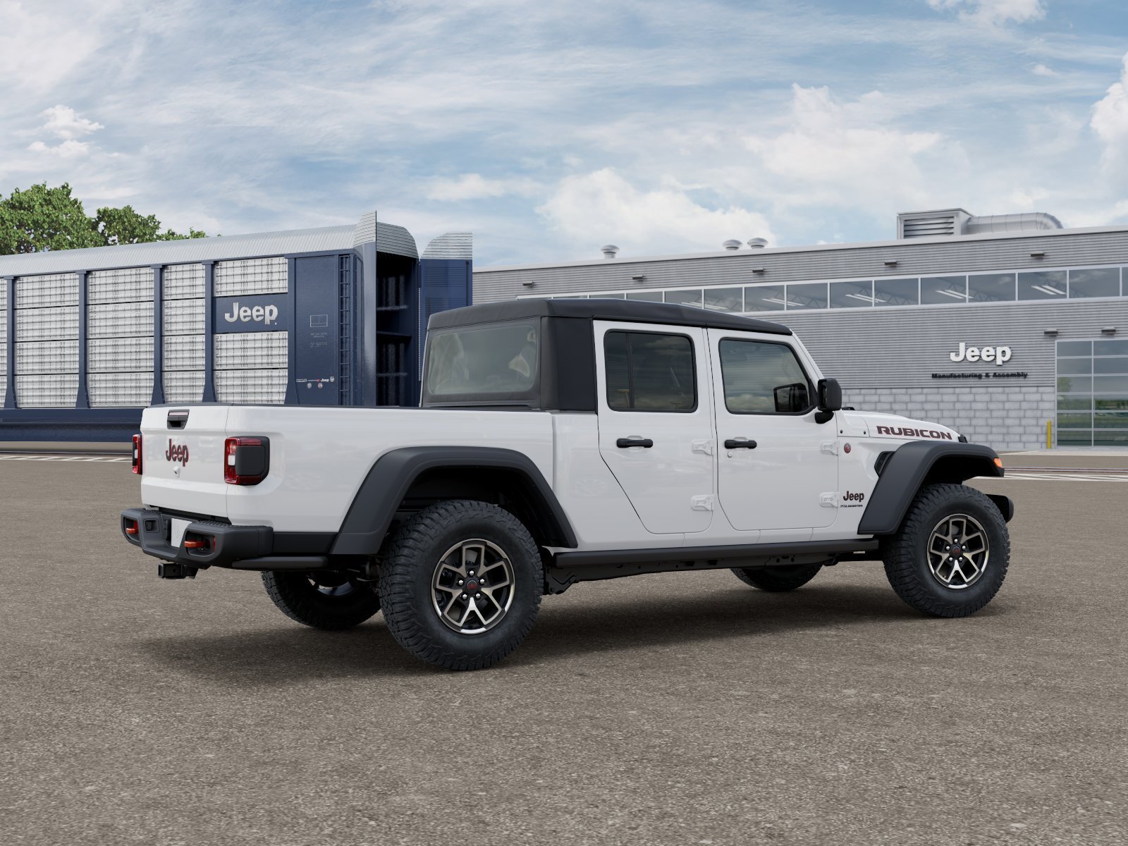 New 2027 Bright White Clearcoat Jeep Rubicon image 2