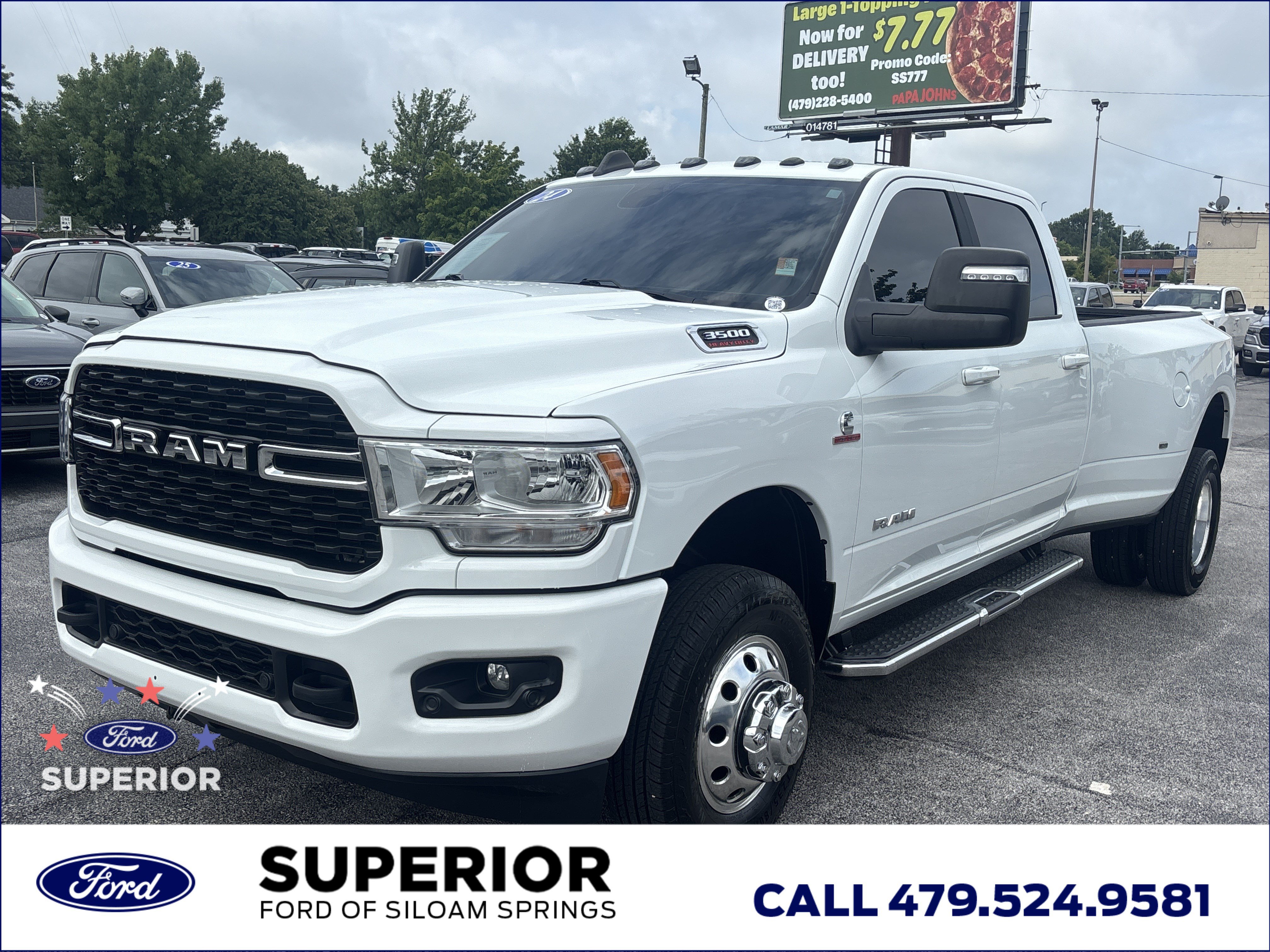 Used 2024 Bright White Clearcoat Ram Big Horn image 12