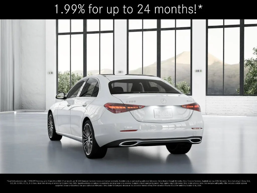 New 2026 Polar White Mercedes-Benz C 300 image 69