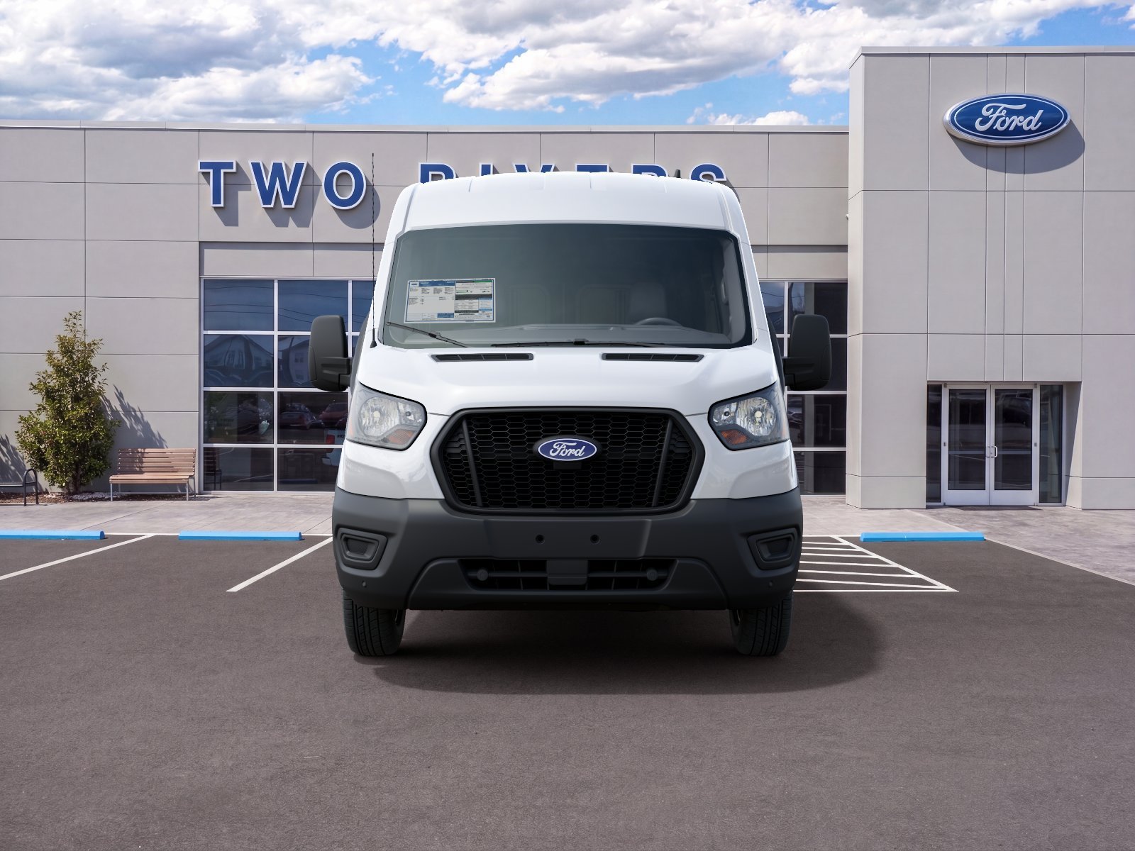 New 2027 Oxford White Ford Cargo Van image 3