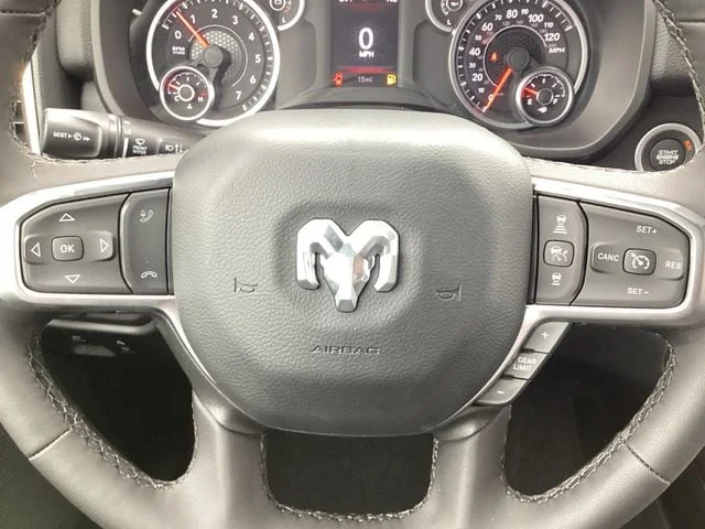 New 2026 Bright White Clearcoat Ram BIG HORN CREW CAB 4X4 5
