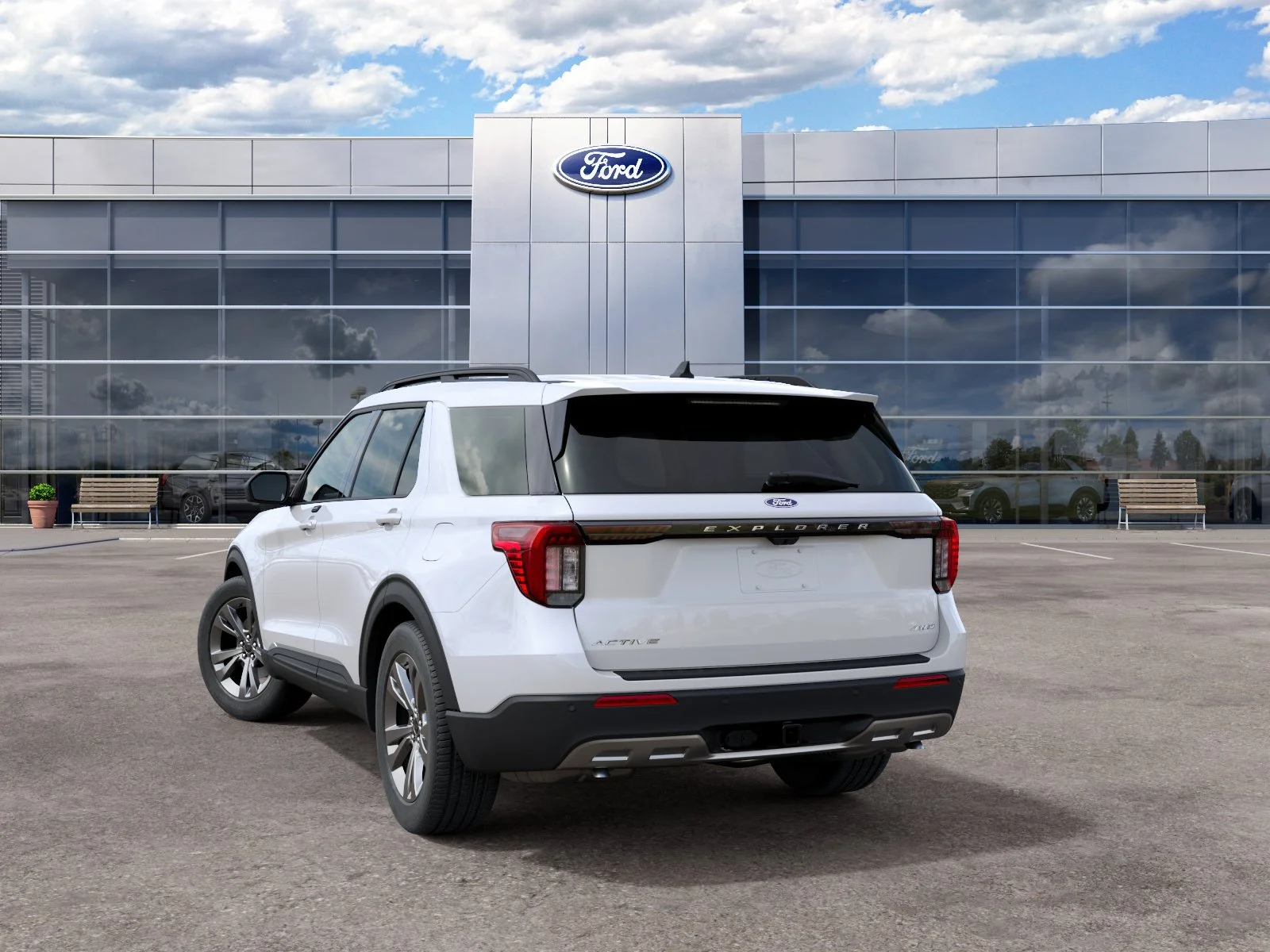 New 2027 Star White Metallic Tri-Coat Ford Active image 8