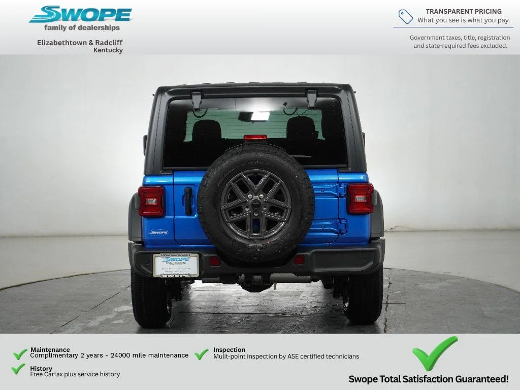 New 2026 Hydro Blue Pearl-Coat Exterior Paint Jeep Sport S image 9
