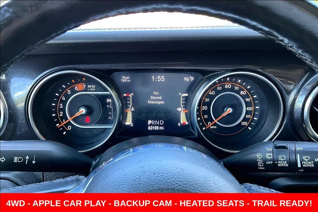 Used 2021 Gray Jeep Unlimited Sahara Altitude image 13