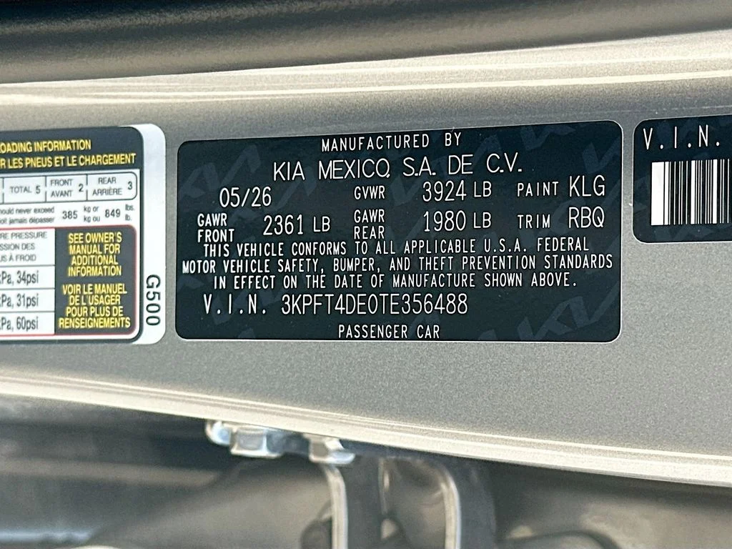 New 2026 Steel Gray Kia LXS image 29
