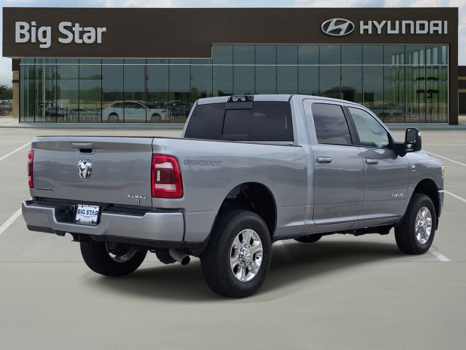 Used 2024 Billet Silver Metallic Clearcoat Ram Big Horn image 4