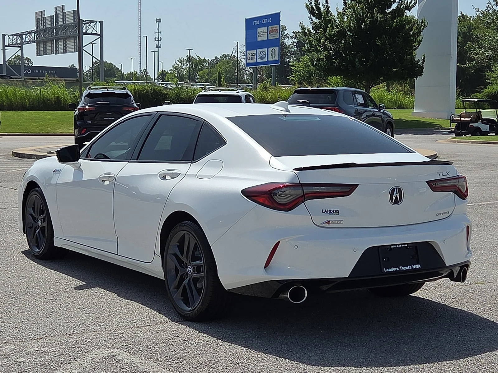 Used 2025 Platinum White Pearl Acura w/A-Spec Package image 4