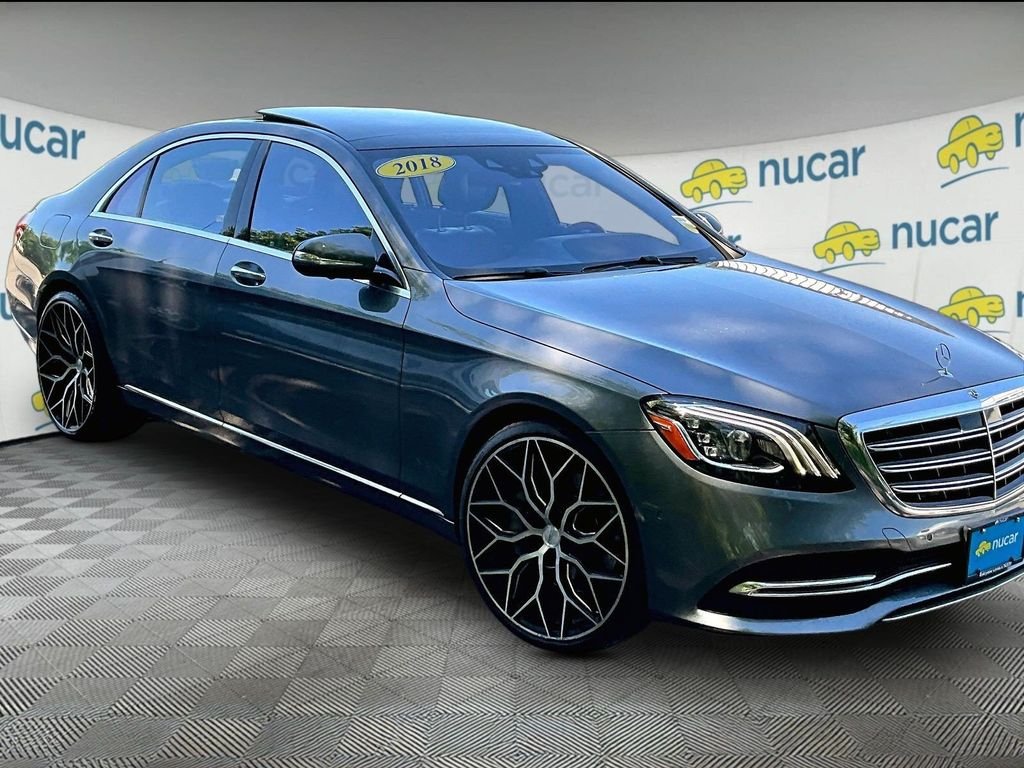 Used 2018 Gray Mercedes-Benz S 450 image 1