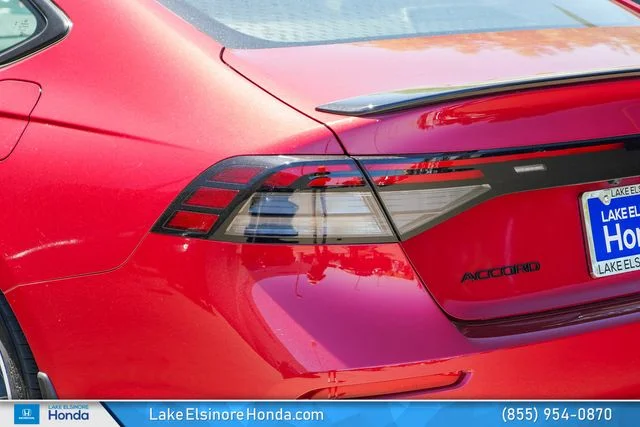 New 2026 Radiant Red Metallic Honda Sport Hybrid image 11