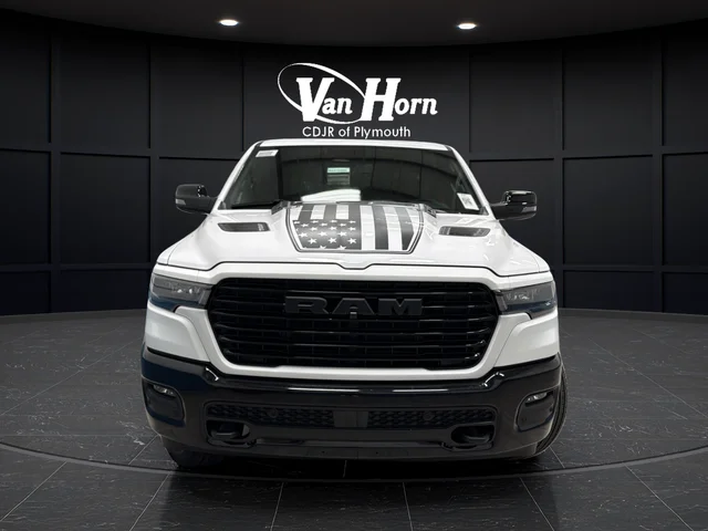 New 2026 Bright White Clear-Coat Exterior Paint RAM Laramie image 2