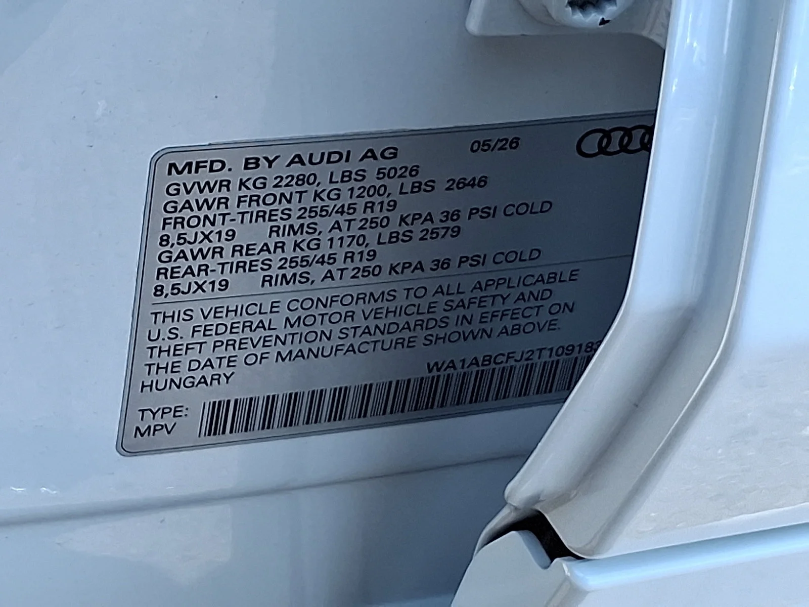 New 2026 Glacier White Metallic Audi S line image 20