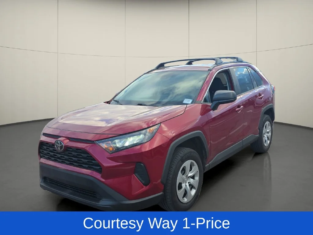Used 2021 Red Toyota LE image 4