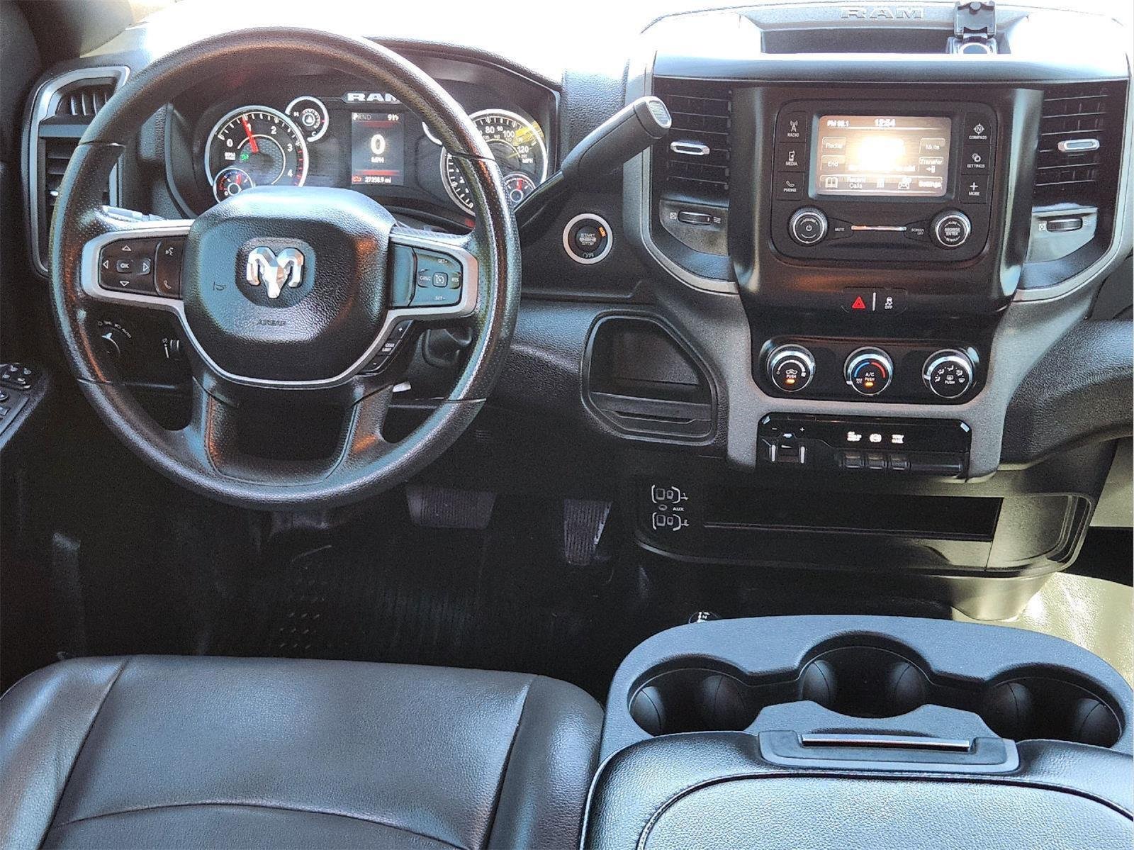 Used 2024 Diamond Black Crystal Pearlcoat Ram Tradesman image 27