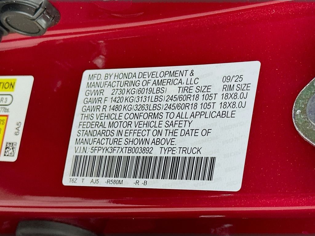 2026 Honda Ridgeline TrailSport - Photo 23